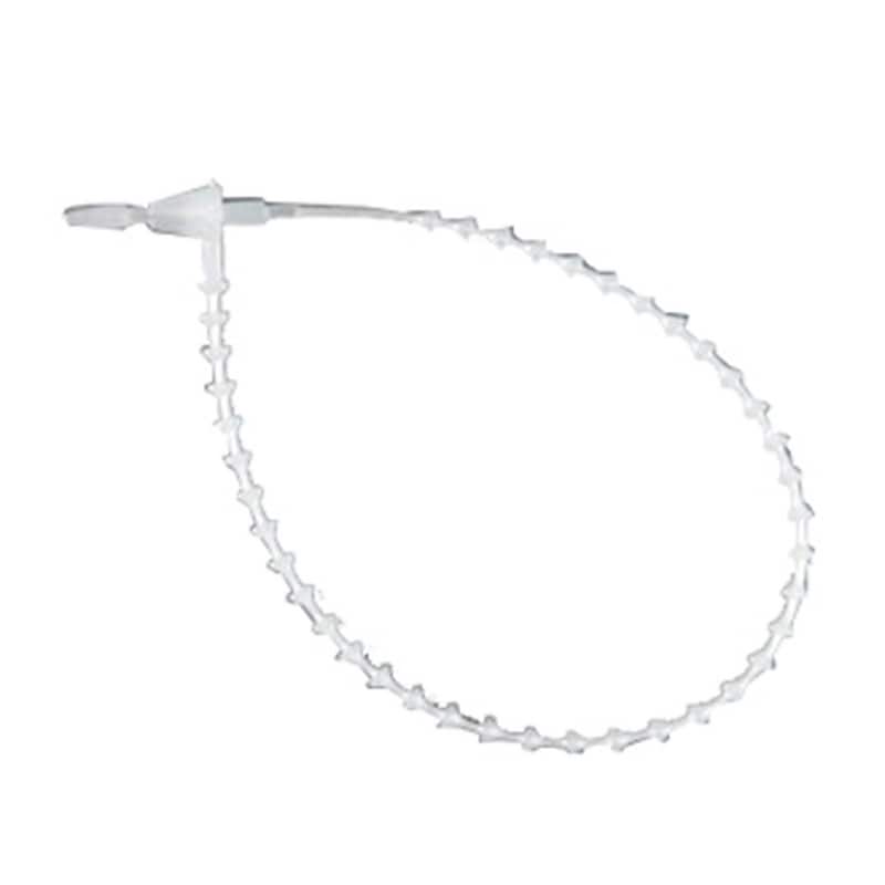 Nahanco Avery Dennison 5" Secur-A-Tie Circle Fastener, Natural, 5000/Pack image 1