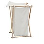 Household Essentials  X-Frame 1-Section Collapsible Hamper with Lid, Cotton, Natural (6789-1)~#|#~9BEF1BF8-E790-4E27-97C7E12305E7B5CC_sc7