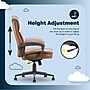 Serta Comfort Ergo Ergonomic Bonded Leather Swivel Executive Chair, Cognac (CCHR10016A)~#|#~9BF05511-95BB-4E00-94F00516404C5724_sc7