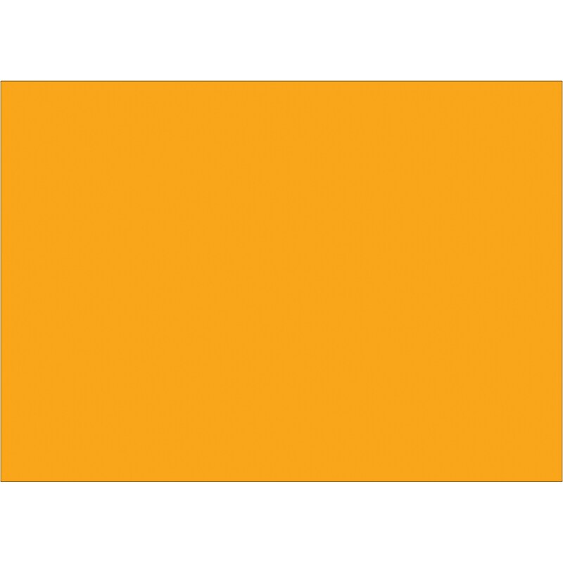 Tape Logic Rectangle Inventory Label, 5" x 7", Fluorescent Orange, 500/Roll (DL639H) image 1