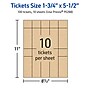 Avery Integrated Cards, 1-3/4" x 5-1/2", Matte Kraft Brown, 100/Pack (95288)~#|#~9BFAD321-1C2C-4B66-9781DD1AD9986056_sc7