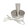 Lalia Home Perennial 62"/27.25" Brushed Nickel Three-Piece Floor/Table Lamp Set with Tapered Shades (LHS-1008-BN)~#|#~9BFC015D-4787-4501-9F4780CAED2D50B7_sc7