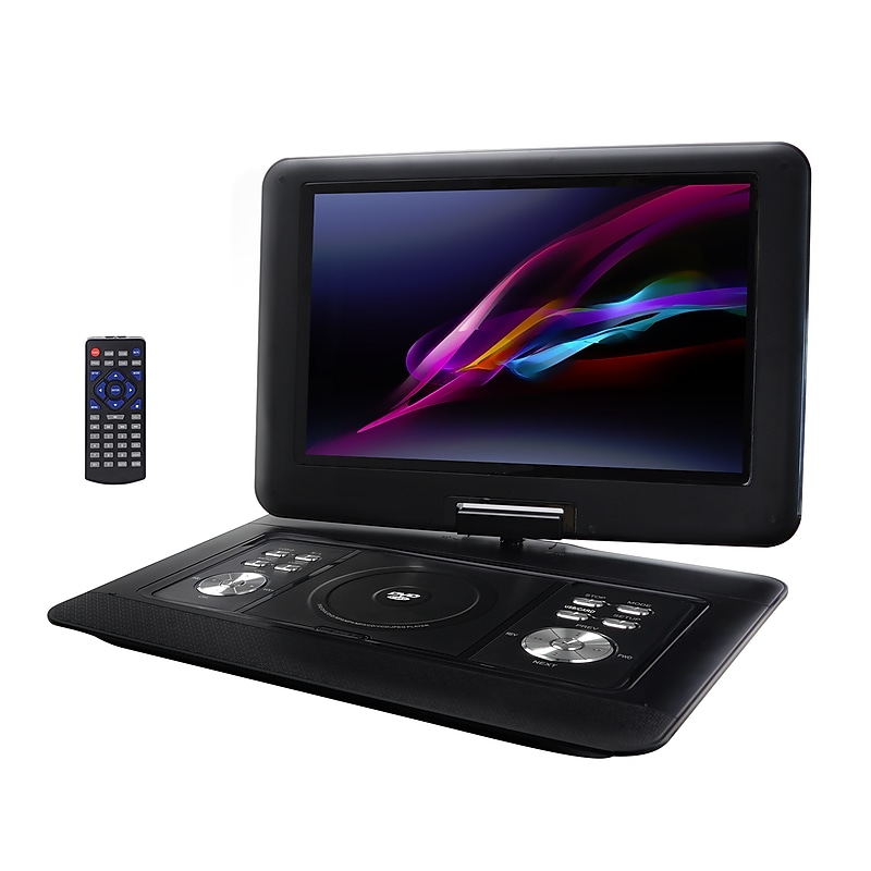 Trexonic TRX-1580 14.1 Inch Portable DVD Player with USB, AV, SD Inputs image 1