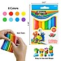 Bazic Modeling Clay Sticks, Assorted Colors, 24/Bundle (BAZ3346-24)~#|#~9BFDA22E-9CA1-4CC5-BFC69CED20D63B6F_sc7