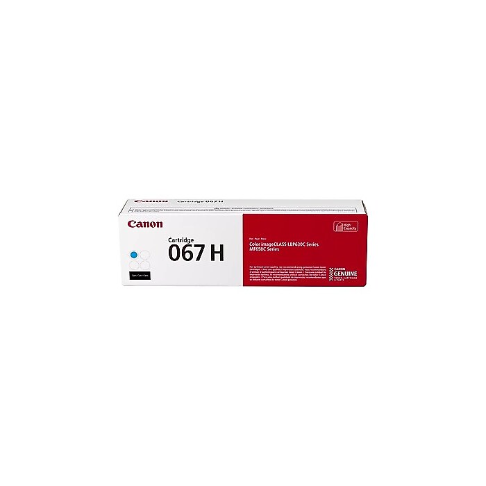 Canon 067 H Cyan High Yield Toner Cartridge (5105C001) | Staples