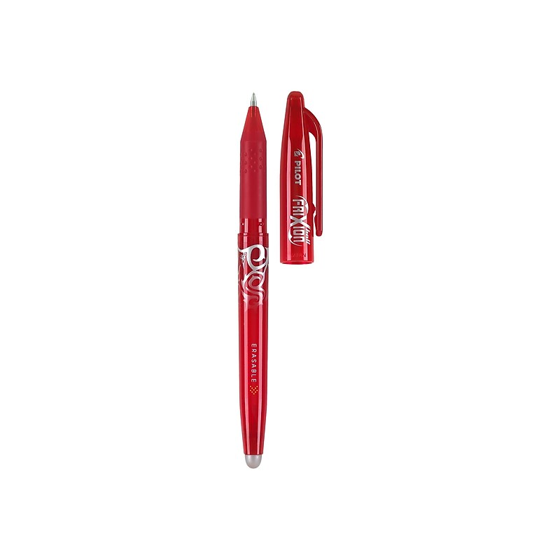 Pilot FriXion Ball Erasable Gel Pen, Fine Point, 0.7mm, Red Ink (FX7-RED-BC) image 1