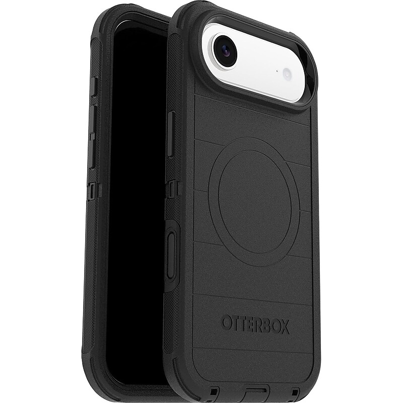 OtterBox Defender Series Pro MagSafe Case for iPhone Air, Shock Absorbing, Black (77-98370) image 1