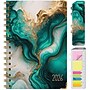 2026 Global Printed Products Teal Gold Marble 5.5" x 8" Weekly & Monthly Planner, Paperboard Cover (RRY26-58-54)~#|#~9C034A8E-60B7-45CF-BF3F3E15A0AE696C_sc7