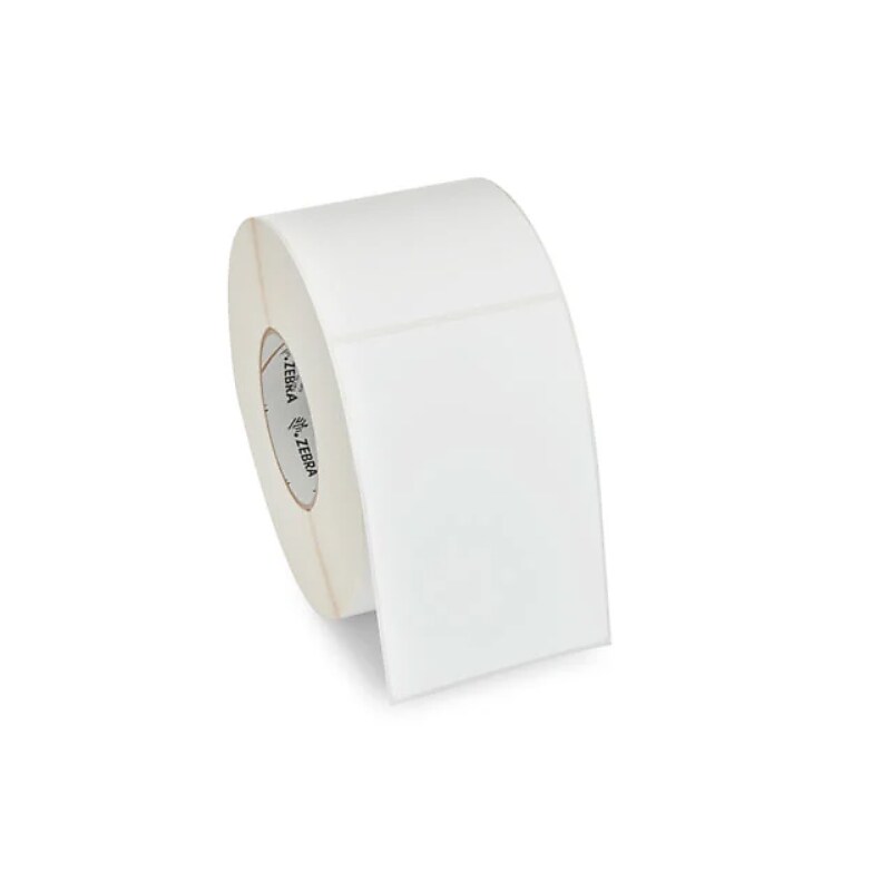 Zebra Z-Perform 1500T RFID Printers Blank Thermal Transfer Labels, 4" x 2", White, 2000 Labels (10038998) image 1