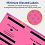 Avery Laser/Inkjet Square Multipurpose Labels, 3" x 3", Bright Pink, 120/Pack (94101)~#|#~9C0643E4-31AD-4A32-8FAC046967946780_sc7