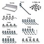 Triton Products DuraHook 12" W x 6" D White Steel Pegboard Shelf, 36 Hooks (76126W-36)~#|#~9C09A22B-303E-4157-9CB10B9FE6525F96_sc7