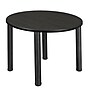 Regency Kee 42" Round Laminate Breakroom Table, Ash Grey/Black (TB42RNDAGBPBK)~#|#~9C108840-07DD-4CA1-8A2C2BE3A0A11614_sc7