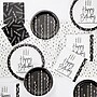 Creative Converting Golden Wishes Birthday Tableware Kit, Black/Gold, Serves 8 (DTC9506E2A)~#|#~9C12FAEE-371A-4BDD-8659E81C187D7967_sc7
