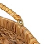 Household Essentials Water Hyacinth Handwoven Flower Baskets with Handles, Natural, 2/Set (HE1187)~#|#~9C14B5CF-07D0-4670-9224182B53B4FF17_sc7