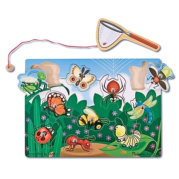 Melissa & Doug 10-Piece Fishing Game Magnetic Puzzle Game (LCI3778