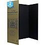 Enday Emraw Tri-Fold Presentation Board, 36" x 48", Corrugated, Black, 4/Pack (EDY11564)~#|#~9C1D4852-E49D-4314-B183FB5733187899_sc7