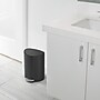 simplehuman Semi-Round Mini Steel Step Trash Can, 1.6 Gallon, Matte Black (CW2109)~#|#~9C1E3810-2CE6-4D3A-B0F9C10C5CEA3918_sc7