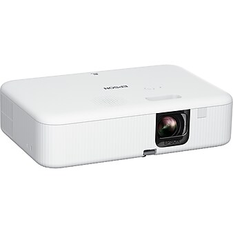 Epson EpiqVision Flex CO-FH02 Portable 3-Chip 3LCD Projector, White (V11HA85020)