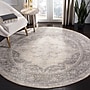 Safavieh Brentwood Collection 8' Round Indoor Area Rug, Machine Made, Cream/Grey (BNT865B-8R)~#|#~9C2851B4-30B5-44C5-A00E4904E054D35B_sc7