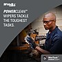WypAll PowerClean WetTask Fabric Cleaning Wipers, 15" x 9", White, 275 Sheets/Roll, 2/Carton (06006)~#|#~9C28D56D-AB81-467E-A549076909C946E3_sc7