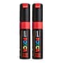 POSCA PC-8K Water Based Paint Marker, Broad Chisel Tip, Fluorescent Red, 2/Pack (UBCPC8KFRED-2)~#|#~9C311B89-91E9-4939-B174AD995930891D_sc7