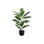 Monarch Specialties Inc. 27" Artificial Rubber Plant in Pot (I 9572)~#|#~9C326397-36C6-41CF-A56C6FD775E3850F_sc7