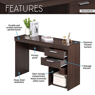 Techni Mobili 48" Writing Desk - Thumbnail 5