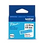 Brother P-touch Btag Label Tape, 1/2" x 13.1' (12mm x 4m), Blue on Light Blue (BTAGL33) ~#|#~9C3483A2-0118-4EEB-8196D0AC055A1816_sc7