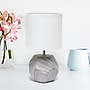 Creekwood Home Geometric 10.24" LED Table Lamp, Marbled (CWT-1016-MB)~#|#~9C3FBAAA-74B0-4BAA-9F017F4AFA51D53B_sc7