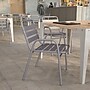 Flash Furniture Lila Indoor-Outdoor Restaurant Stack Chair, Silver (TLH018C)~#|#~9C43B3A5-FF2E-46C5-9DBDB04C1156CA9B_sc7