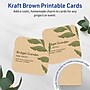 Avery Business Cards, 2-1/2" x 2-1/2", Matte Kraft Brown, 450/Box (95327)~#|#~9C493E03-65D0-4D1C-92937F6B4DC96D36_sc7