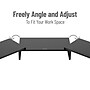 Mind Reader Adjustable Dual Monitor Stand, Up to 44 lbs., Black (MDFMOND-BLK)~#|#~9C49A63E-2D83-4DCA-869A083E1F0A303A_sc7