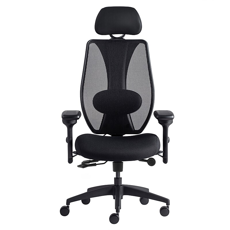 Gry Mattr + ergoCentric sCentric Hybrid Task Chair, Black (sCentricST) image 1