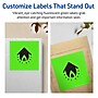 Avery Laser/Inkjet Multipurpose Square Labels, 4" x 4", Neon Green, 320/Box (94100)~#|#~9C4A45C2-BCBB-47E6-B7AA928986809FD2_sc7