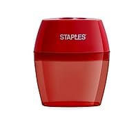 Staples Manual Pencil Sharpener (Assorted Colors)
