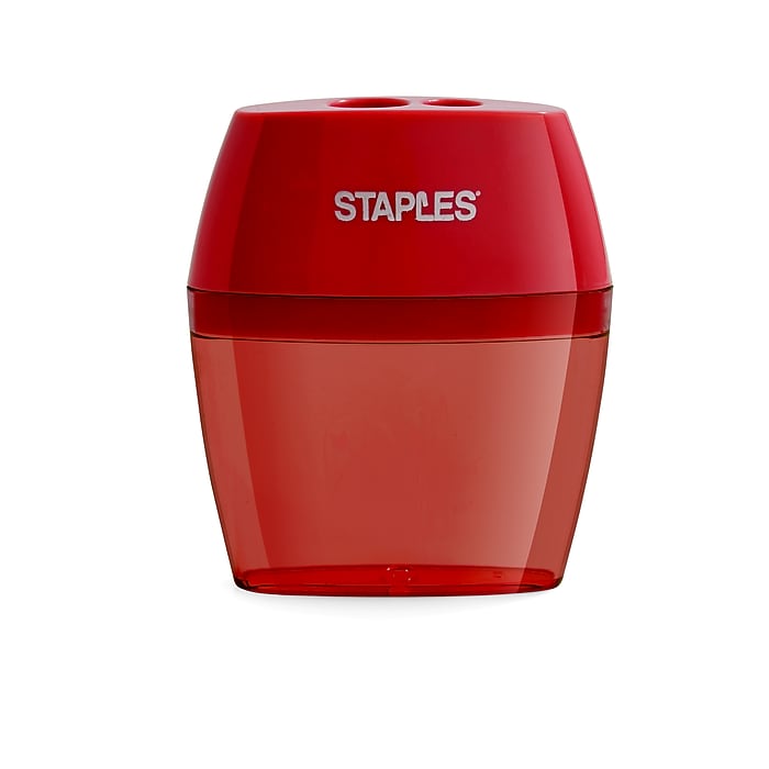 Staples® Manual Pencil Sharpener, Assorted Colors (10898-CC) | Staples