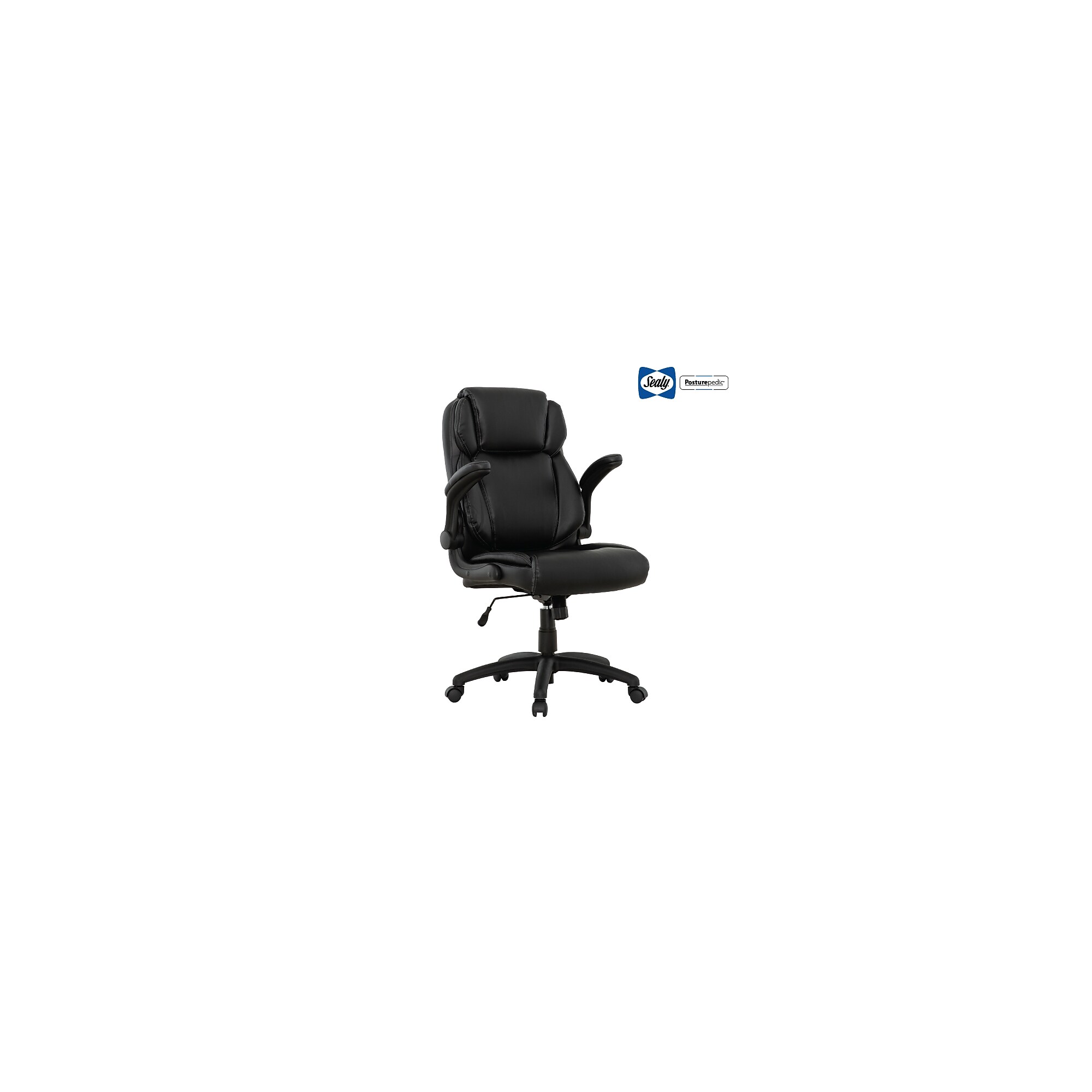 Sealy Posturepedic Hudson Ergonomic Swivel Office Chair, Black (64627) Sansujyuku sansujyuku.com