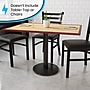Flash Furniture 18'' Round Restaurant Table Base With 3'' Dia. Table Height Column, Black (XUTR18)~#|#~9C4F2879-D57D-4945-950B801BFAA6EB9C_sc7