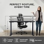 Uncaged Ergonomics RISE UP Electric Adjustable Standing Desk with Solid Bamboo Desktop, 23.6 to 49.2", Black (RUBBK)~#|#~9C5DDF1E-C588-4B8E-89F2743075BC12A8_sc7