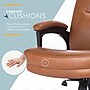 Click365 Classic Ergonomic Bonded Leather Executive Big & Tall Chair, 350 lb. Capacity, Cognac (CCHR10023A)~#|#~9C6ABF86-D018-4202-9DCF7D5272D9845F_sc7
