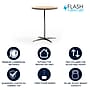Flash Furniture 24'' Round Wood Cocktail Table~#|#~9C6E6BF8-3F54-43C1-B9133D8DBEAAB652_sc7