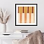 Amanti Art Broken Stripes 3 by Laura Nugent Wood Framed Wall Art Print, 21" x 21" (A42675547358)~#|#~9C7162FC-3157-461A-9E895ED295BDA5A7_sc7