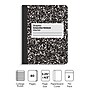 Staples 1-Subject Composition Notebooks, 3.25" x 4.5", College Ruled, 80 Sheets, Assorted Colors, 2/Pack (ST17501C)~#|#~9C71A5DD-5025-4D66-94E08EC3BE624D89_sc7