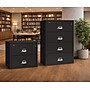 FireKing 1 Hour Fire Resistant Classic 2-Drawer Lateral File Cabinet, Letter/Legal, Black, 31.19"W, Dock to Dock (2-3122-CBL)~#|#~9C7A816E-B750-4EDE-9AFF6D916BC4B628_sc7