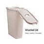 Mind Reader 10.5 Gallon Hamper with Lid, Plastic, Ivory, 3/Pack (3PKHAMP40-IVO)~#|#~9C7D7582-DE79-460F-A4617A830DD883F9_sc7