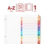 Staples Customizable Table of Contents A-Z Dividers, 26-Tabs, Multicolor (ST62977)~#|#~9C81B28A-556B-4EFD-A2A5882CA4163B52_sc7