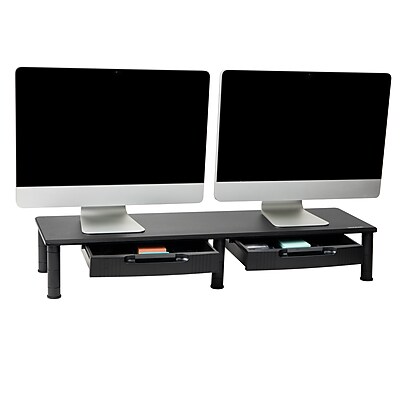 Mind Reader Anchor Adjustable Dual Monitor Stand, Up to 40″ Monitors, Black (DUBMODR-BLK) Sansujyuku sansujyuku.com