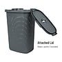 Mind Reader 15.85-Gallon Laundry Hamper with Lid, Plastic, Gray (60HAMP-GRY)~#|#~9C82B598-B93D-4B46-BE8A187729AB75DE_sc7