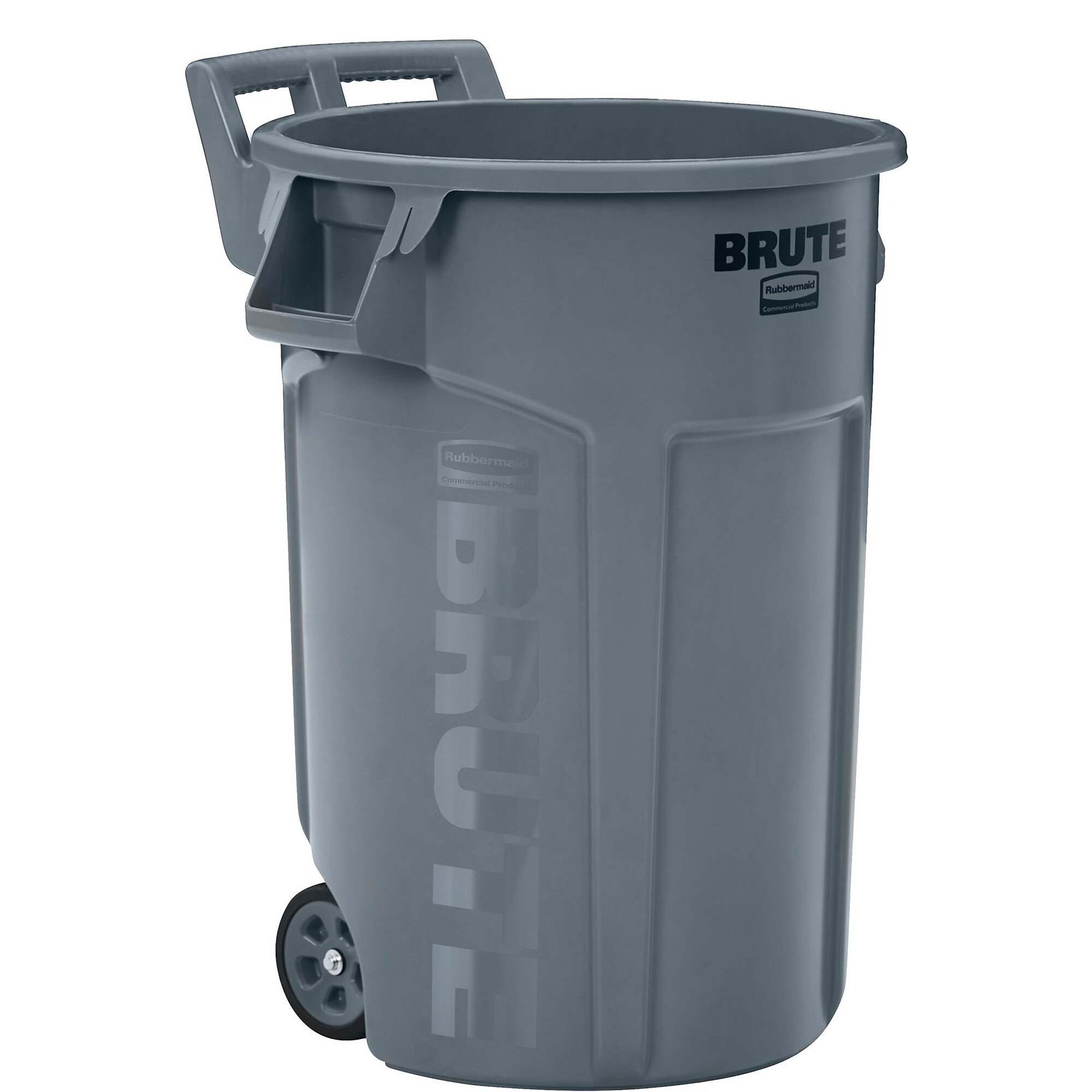 Rubbermaid Resin Indoor/Outdoor Trash Can, 32 Gallon, Gray (RCP2179403) Simolary simolary.com