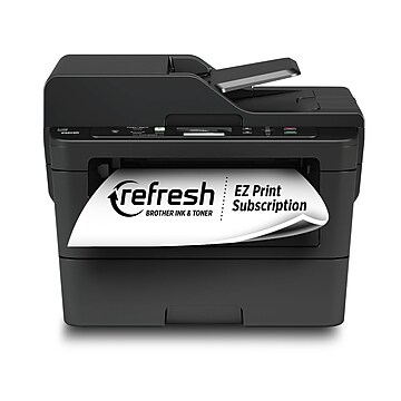 Brother DCP-L2550DW Wireless Black and White Laser Printer, Refresh Subscription Eligible
